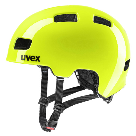 Dětská cyklistická helma Uvex HLMT 4, NEON YELLOW 55-58cm
