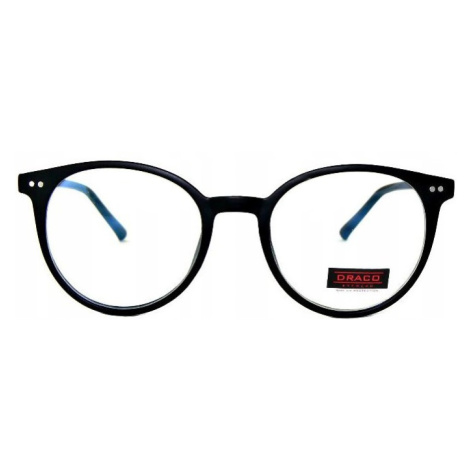 DRACO Černé antireflexní čiré brýle "Hero"