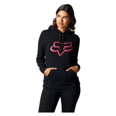 Fox dámská mikina Boundary Pullover Fleece Black / Pink | Černá