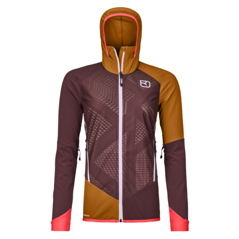 Dámská skialpinistická softshellová bunda Ortovox W's Col Becchei Jacket Winetasting