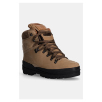 Nubukové boty Timberland World Hiker MID LC béžová barva, TB1A1QNTD831