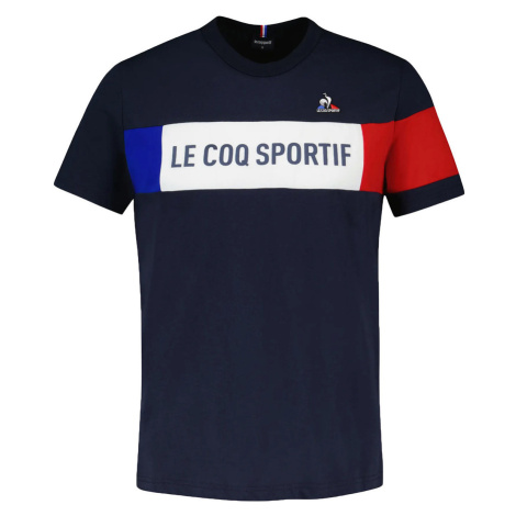 Le Coq Sportif Tricolore Tee Modrá