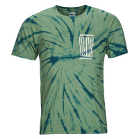 Vans TALL TYPE TIE DYE SS TEE Zelená