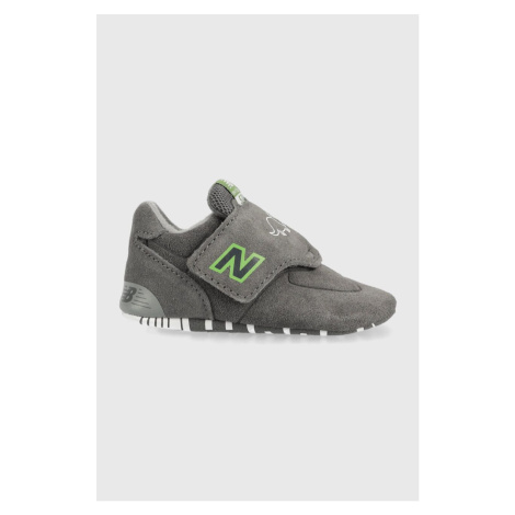 Dětské sneakers boty New Balance 574 šedá barva