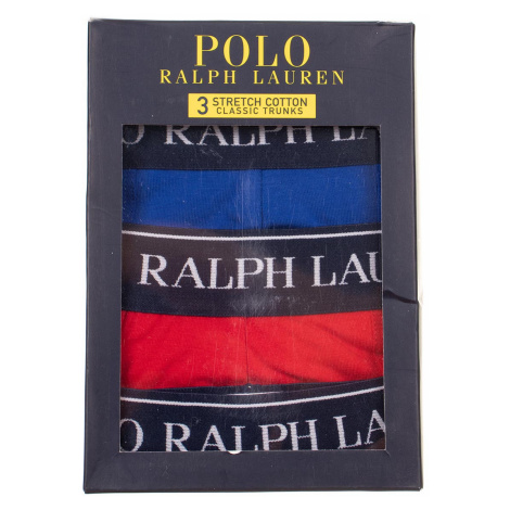 Ralph Lauren Polo pánské boxerky tmavě modrá červená modrá