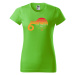 DOBRÝ TRIKO Dámské tričko s potiskem 60 let myslivost Barva: Středně zelená