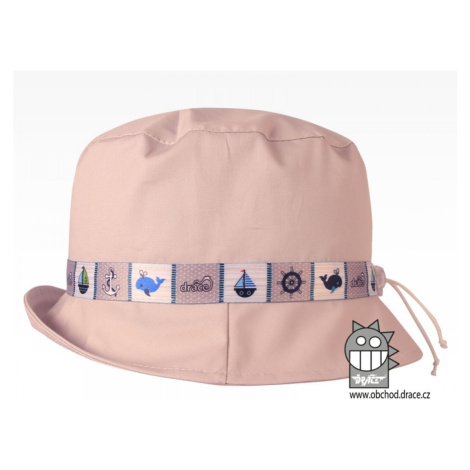 Bavlněný letní klobouk Dráče - Palermo 10, béžová, lodě Barva: Béžová