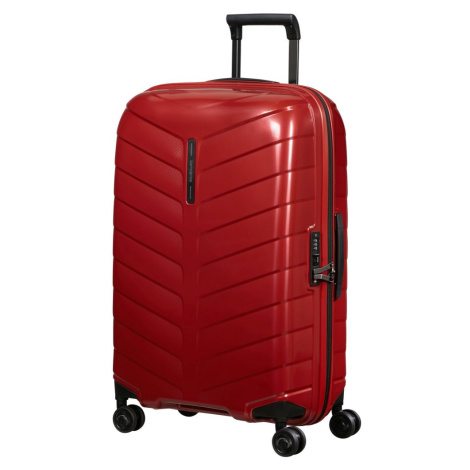 Samsonite Skořepinový cestovní kufr Attrix M 73 l - červená