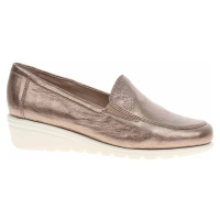 Caprice Dámské mokasiny 9-24701-42 taupe metallic Zlatá