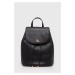 Kožený batoh Lauren Ralph Lauren dámský, černá barva, malý, hladký, 431876726001