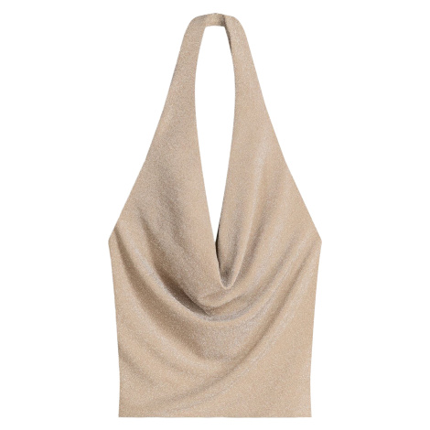 Bershka Top béžová