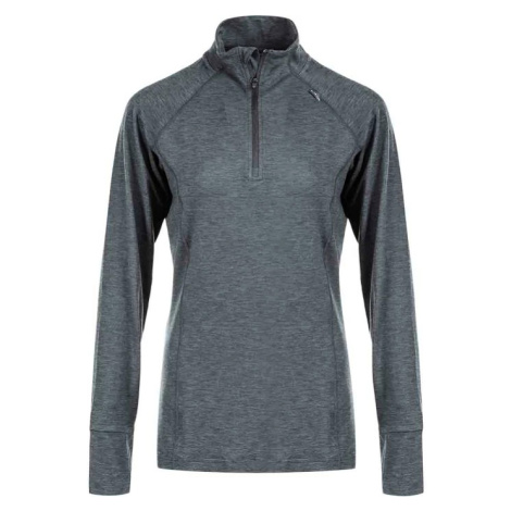 Dámská mikina Endurance Core X1 Elite Melange Midlayer Black Melange, 36