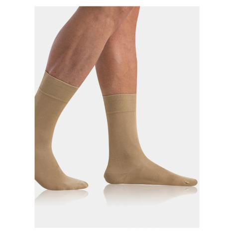 Béžové pánské ponožky Bellinda BAMBUS COMFORT SOCKS