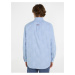 Světle modrá pánská vzorovaná košile Tommy Hilfiger Premium Oxford