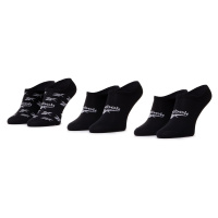 Sada 3 párů kotníkových ponožek unisex Reebok Cl Fo Invisible Sock 3P GG6679 Černá