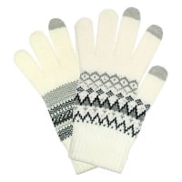 Rukavice Semiline Semiline_Smartphone_Gloves_0176_White/Grey