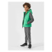 Chlapecká péřová vesta s výplní ze syntetického peří 4F - zelená