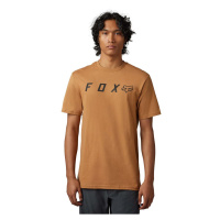 FOX Cyklistické triko s krátkým rukávem - ABSOLUTE - hnědá