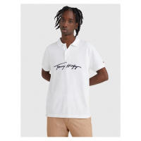 Bílé pánské polo tričko Tommy Hilfiger
