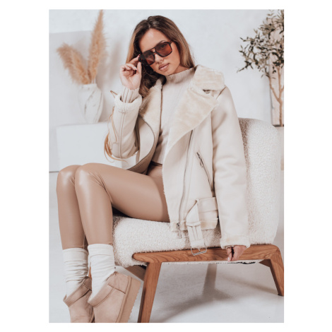 Dámská bunda NORFDIMA kožená s kožíškem TY4735 DStreet