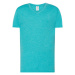 Jhk Pánské tričko JHK270 Turquoise Heather