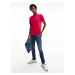Calvin Klein Calvin Klein Jeans pánské červené tričko MICRO BRANDING ESSENTIAL SS TEE