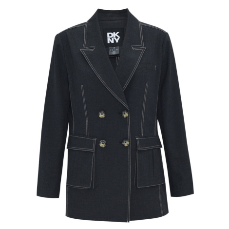 Blejzr dkny double breast blazer dark grey