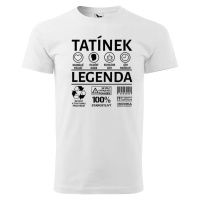 DOBRÝ TRIKO Pánské tričko s potiskem Tatínek legenda