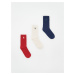 Reserved - Ladies` socks - Červená