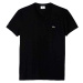 Lacoste CAMISETA HOMBRE CUELLO V TH2036 Černá