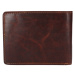Lagen Pánská kožená peněženka 266-6535/M kolo - hnědá