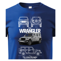Dětské tričko Jeep Wrangler  - kvalitní tisk a rychlé dodání