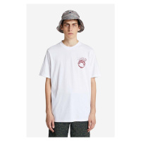 Bavlněné tričko Wood Wood Bobby Eye Graphic T-shirt bílá barva, s potiskem, 12225704.2489-WHITE