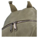 Trendový dámský koženkový batůžek Radana, zelená
