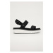 Kožené sandály Timberland dámské, černá barva