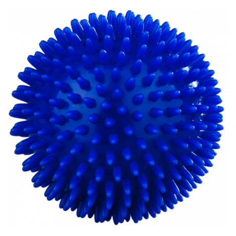 MVS Masážní míček, ježek, tvrdý, 100 mm, modrý