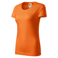 Dámské triko, strukturovaná organická bavlna, oranžová