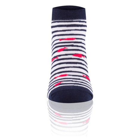 Ponožky FISH - tmavě modrá/bílá/červená Italian Fashion
