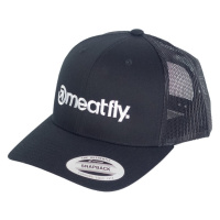 Kšiltovka Meatfly Logo Trucker černá