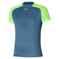 Mizuno DRYAEROFLOW TEE Pánské běžecké tričko, tmavě modrá, velikost