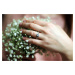OLIVIE Stříbrný prsten se zirkony 1950