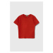 Dětské bavlněné tričko United Colors of Benetton červená barva