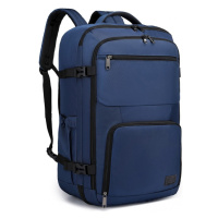 Konofactory Tmavě modrý objemný cestovní batoh do letadla 