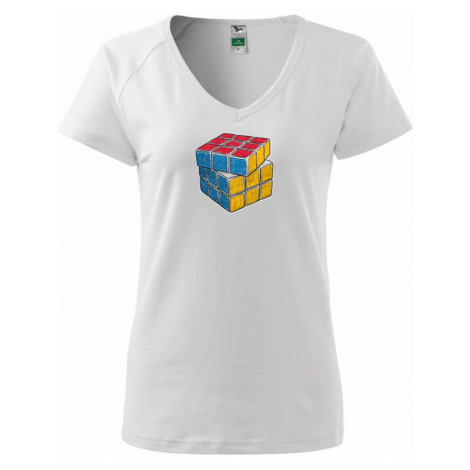 Rubikova kostka kreslená - Tričko dámské Dream