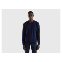 Benetton, Crew Neck Sweater In 100% Cotton