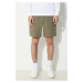 Kraťasy Norse Projects Ezra Relaxed Solotex pánské, zelená barva, N35.0603.8076