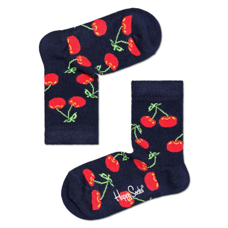 Dětské ponožky Happy Socks tmavomodrá barva