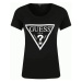 Guess GUESS dámské černé tričko Crew Neck