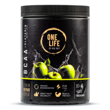 ONE LIFE BCAA zelené jablko instantní nápoj 400 g