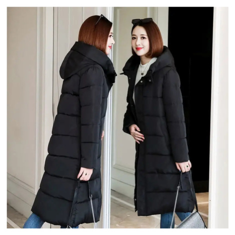 Dámská zateplená bunda – dlouhý zimní kabát
